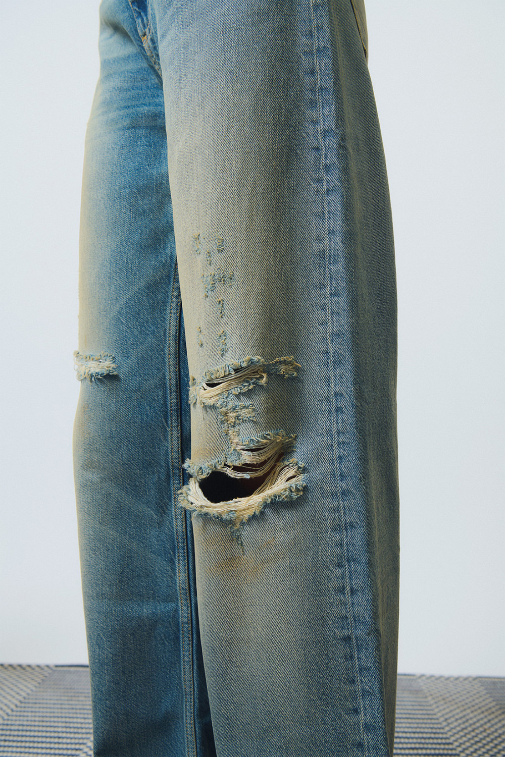 ROY ROGERS: OLD GLORY - SUPER WIDE NAGAI JEANS