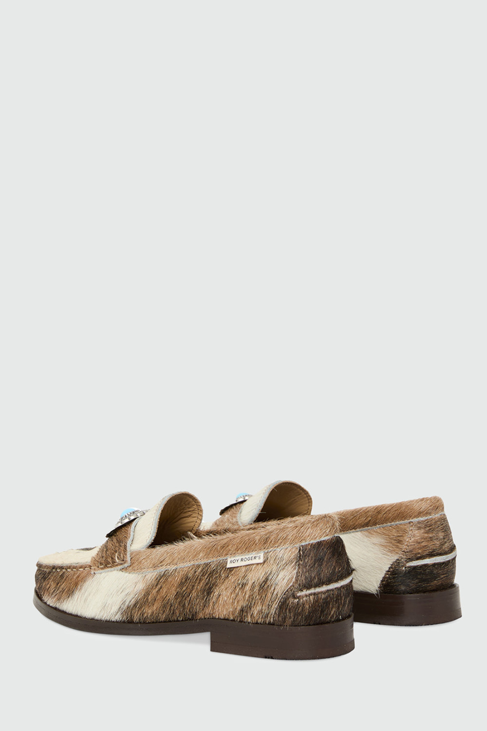 ROY ROGERS: OLD GLORY-PENNY LOAFERS IN PONY SKIN