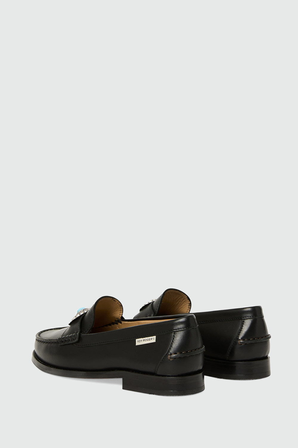 ROY ROGERS: OLD GLORY-PENNY LOAFERS IN LEATHER