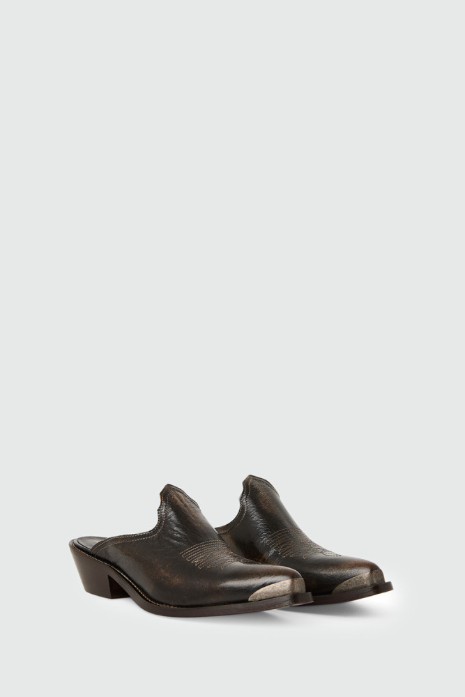 OLD GLORY - MEXICAN LEATHER MULES