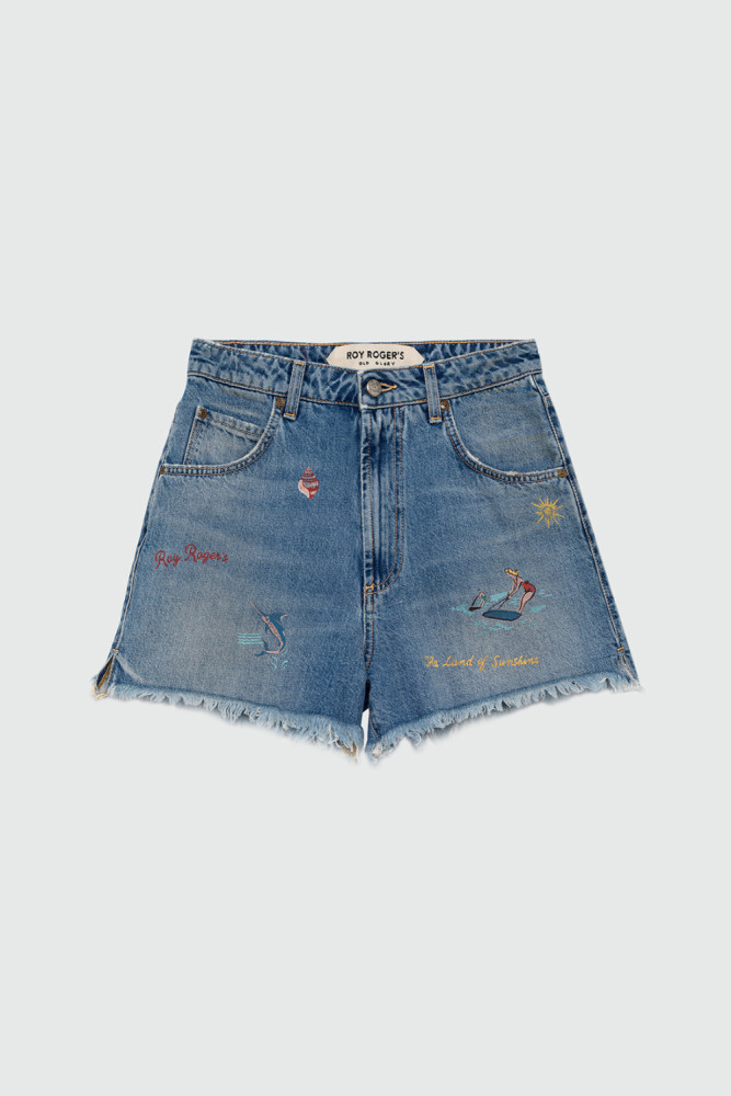 OLD GLORY - SHORTS GIRLFRIEND HAND PAINT