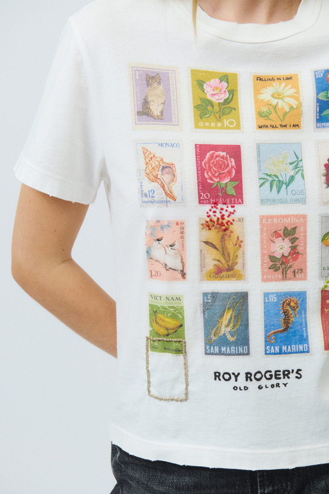 OLD GLORY - T-SHIRT CON STAMPA VINTAGE STAMP