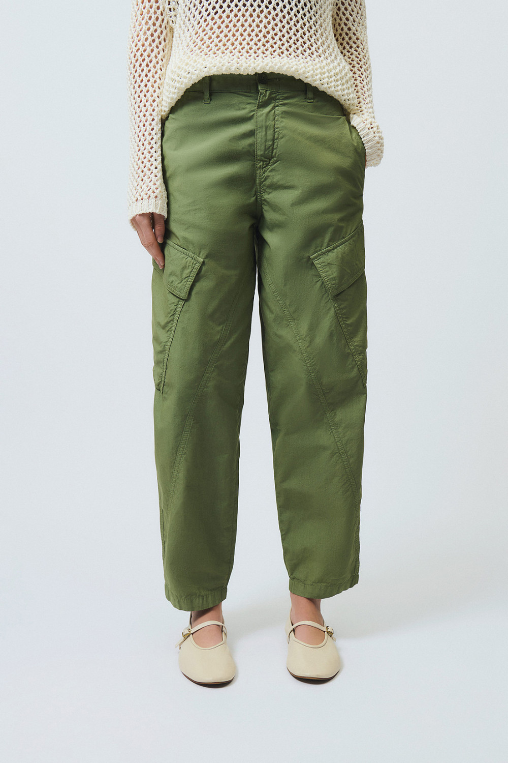 ROY ROGERS: CARGO PANTS IN POPLIN