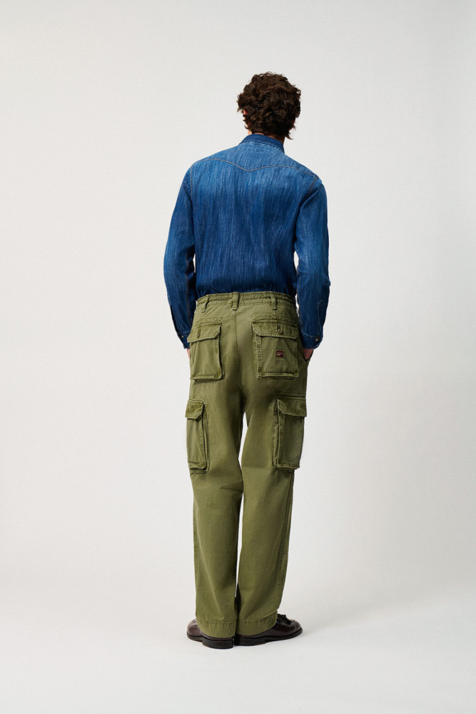 SILVESTER CARGO PANTS IN GABARDINE
