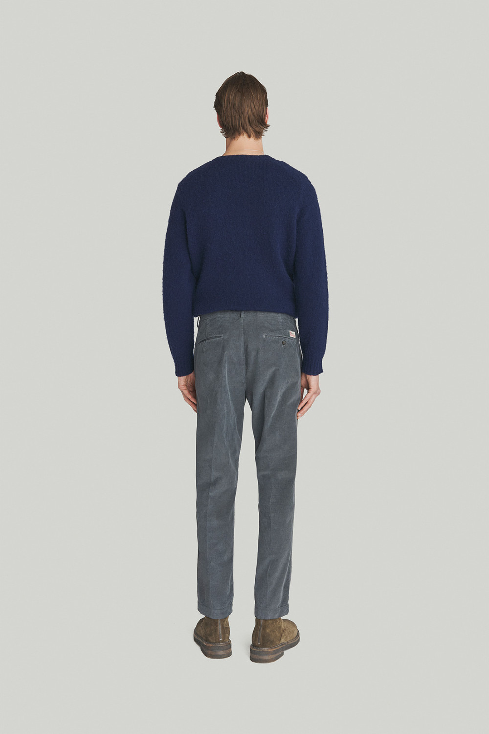 ROY ROGERS: PANTALONE CHINO CONDUIT IN VELLUTO