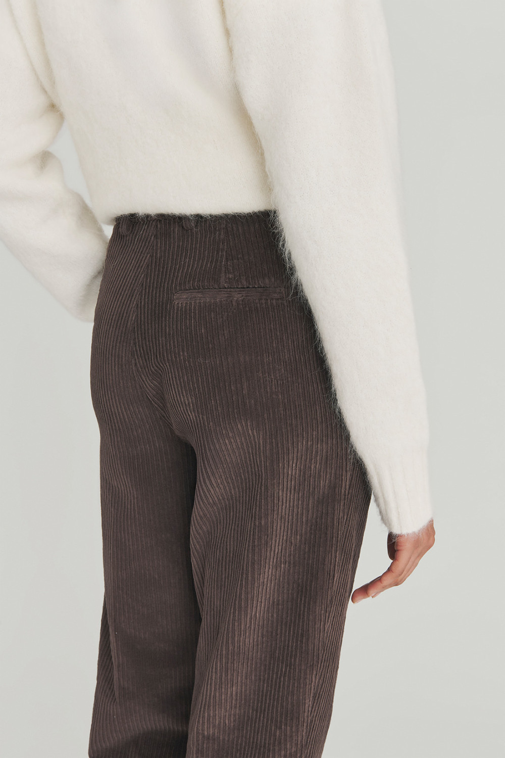 ROY ROGERS: PANTALONE CHINO MAEMI IN VELLUTO