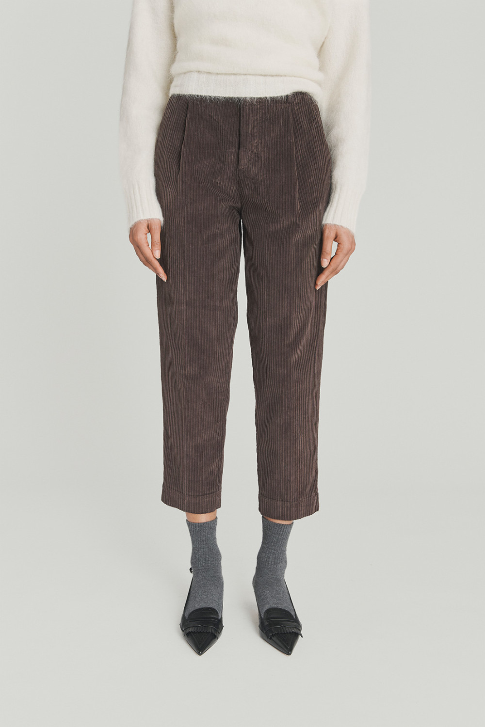 ROY ROGERS: PANTALONE CHINO MAEMI IN VELLUTO