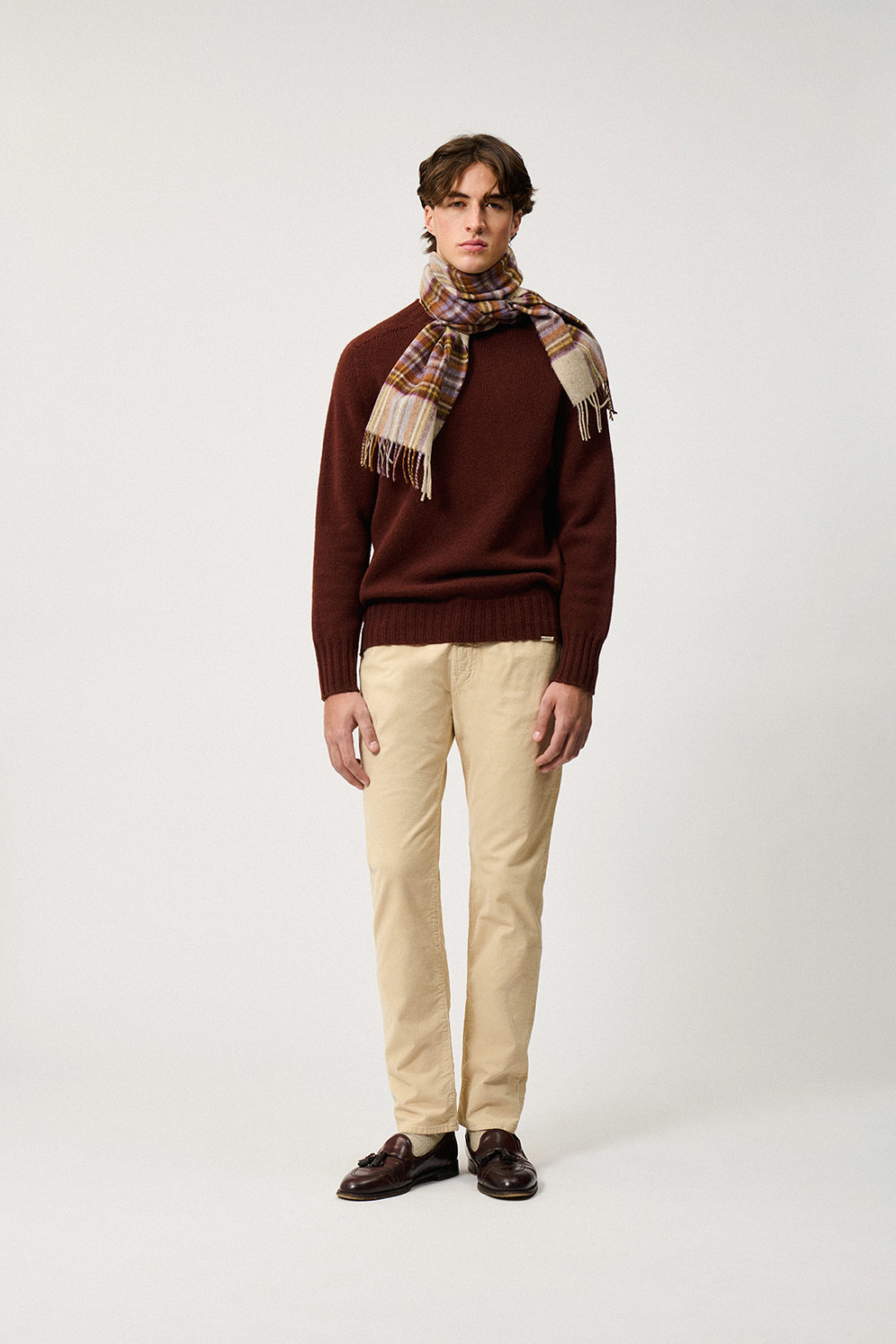 ROY ROGERS: CULT PLAIN PANTS IN VELVET