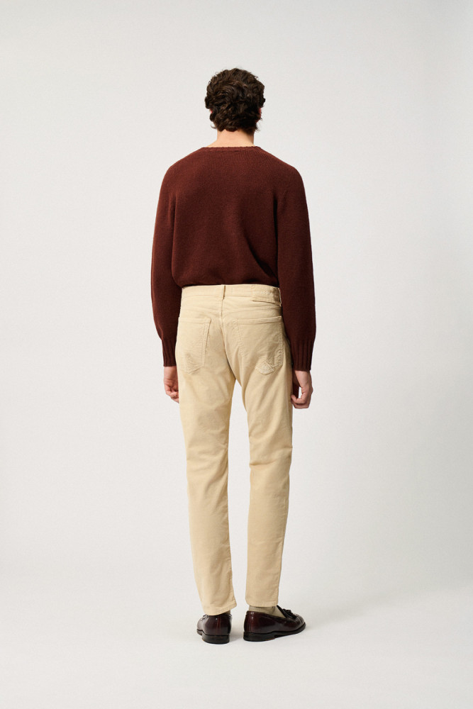 CULT PLAIN PANTS IN VELVET