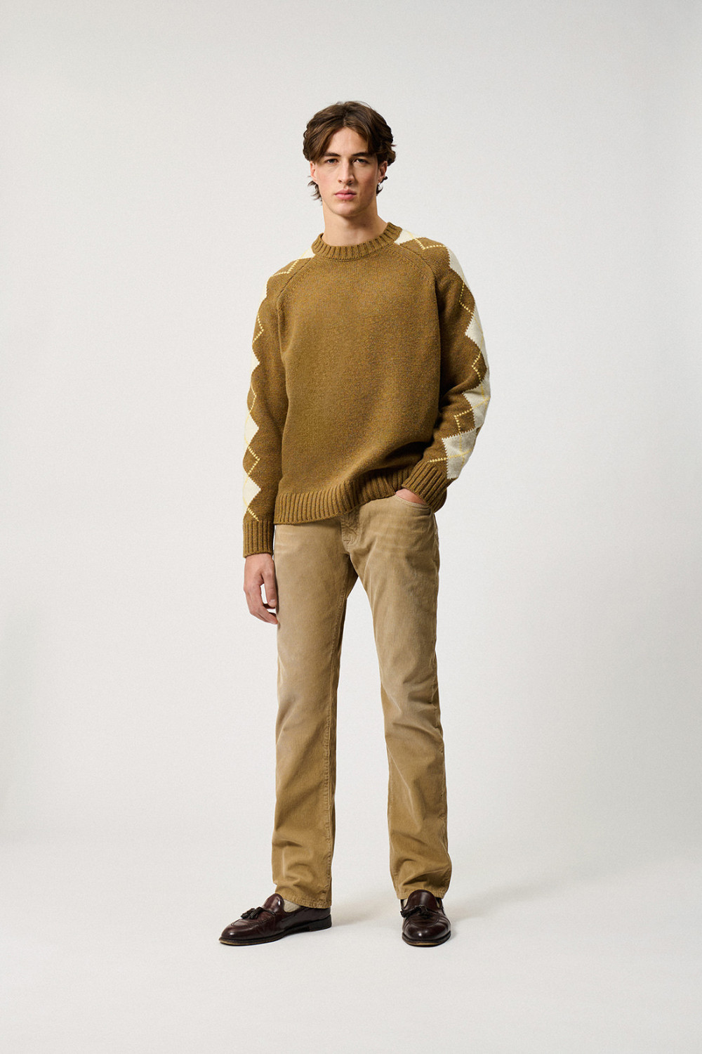 ROY ROGERS: JULIAN PLAIN PANTS IN VELVET