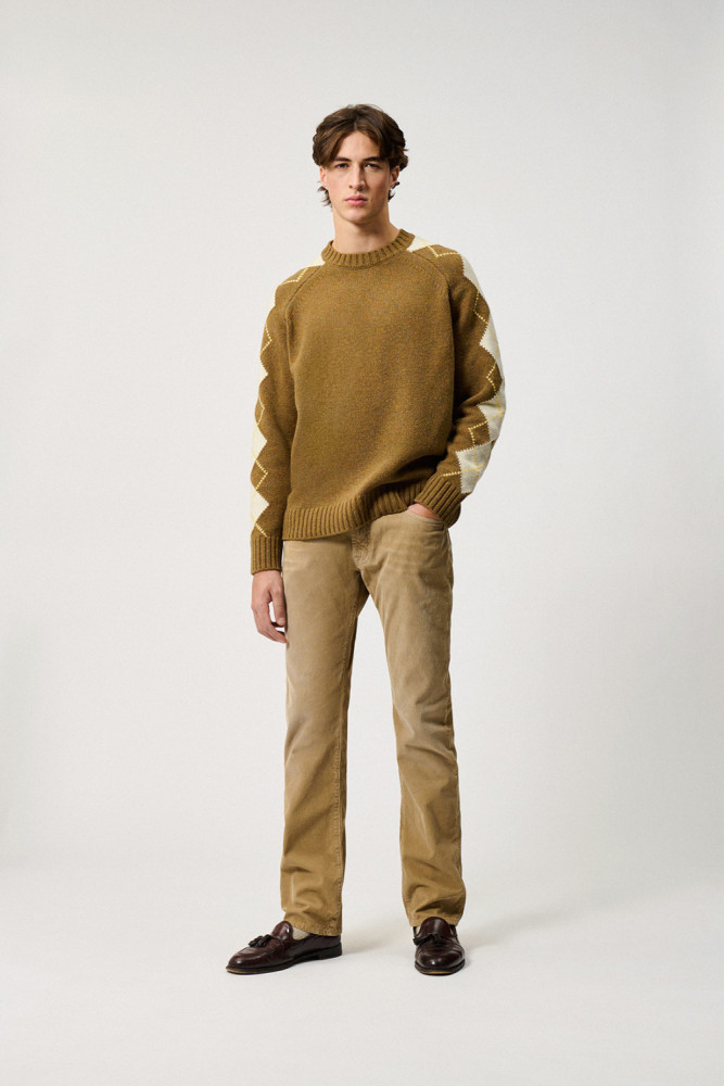 JULIAN PLAIN PANTS IN VELVET