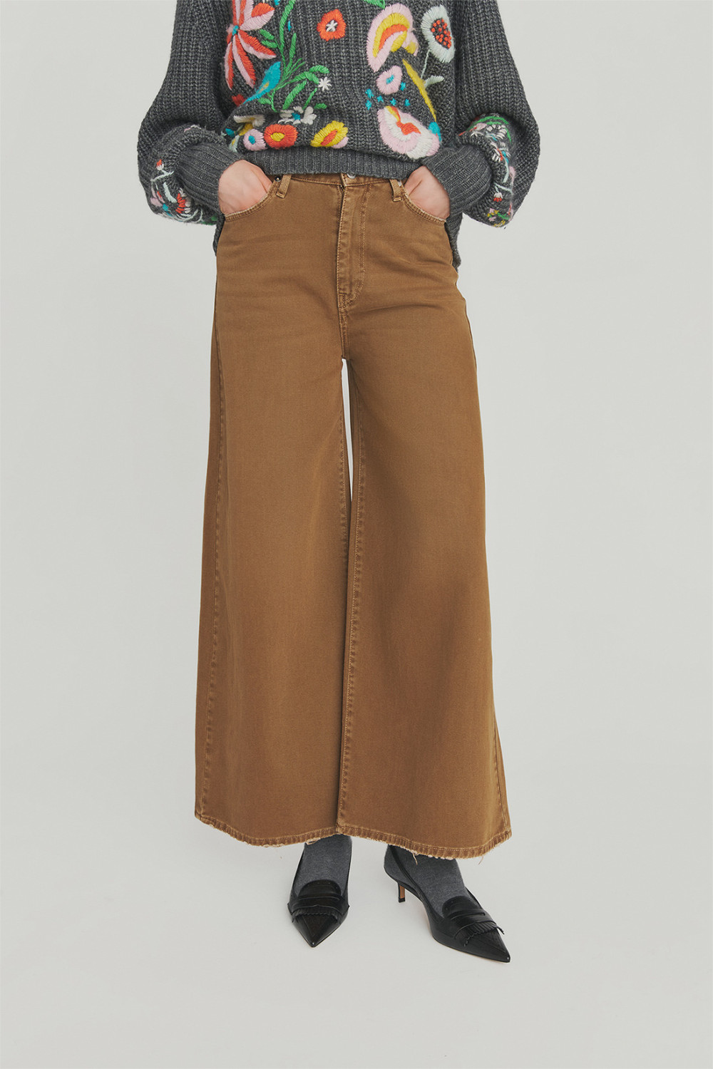 ROY ROGERS: PANTALONE KAORI CON EFFETTO VINTAGE