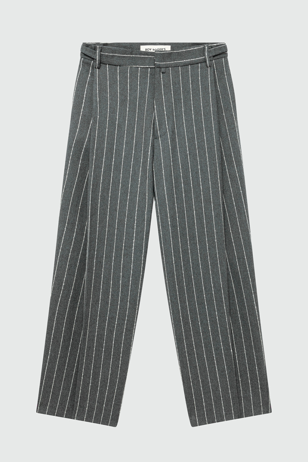 ROY ROGERS: PANTALONE PLEAT GESSATO IN TWILL