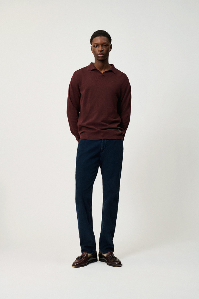 ROYAL PLAIN PANTS IN VELVET