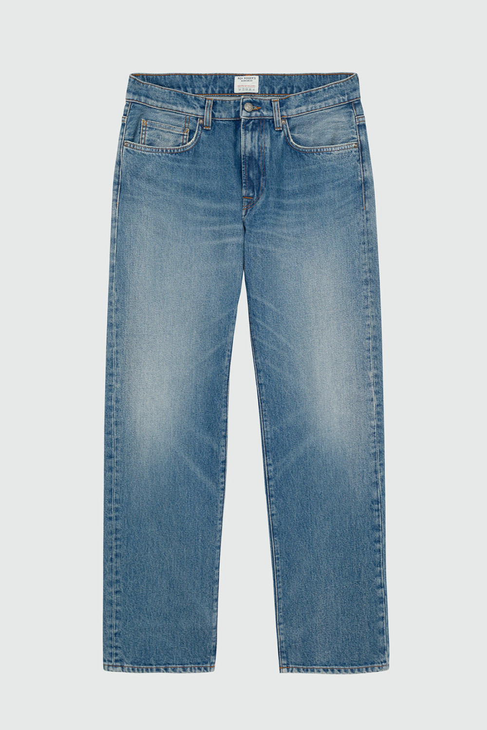 ROY ROGERS: WEEK WORK PANTS IN BRICK DENIM