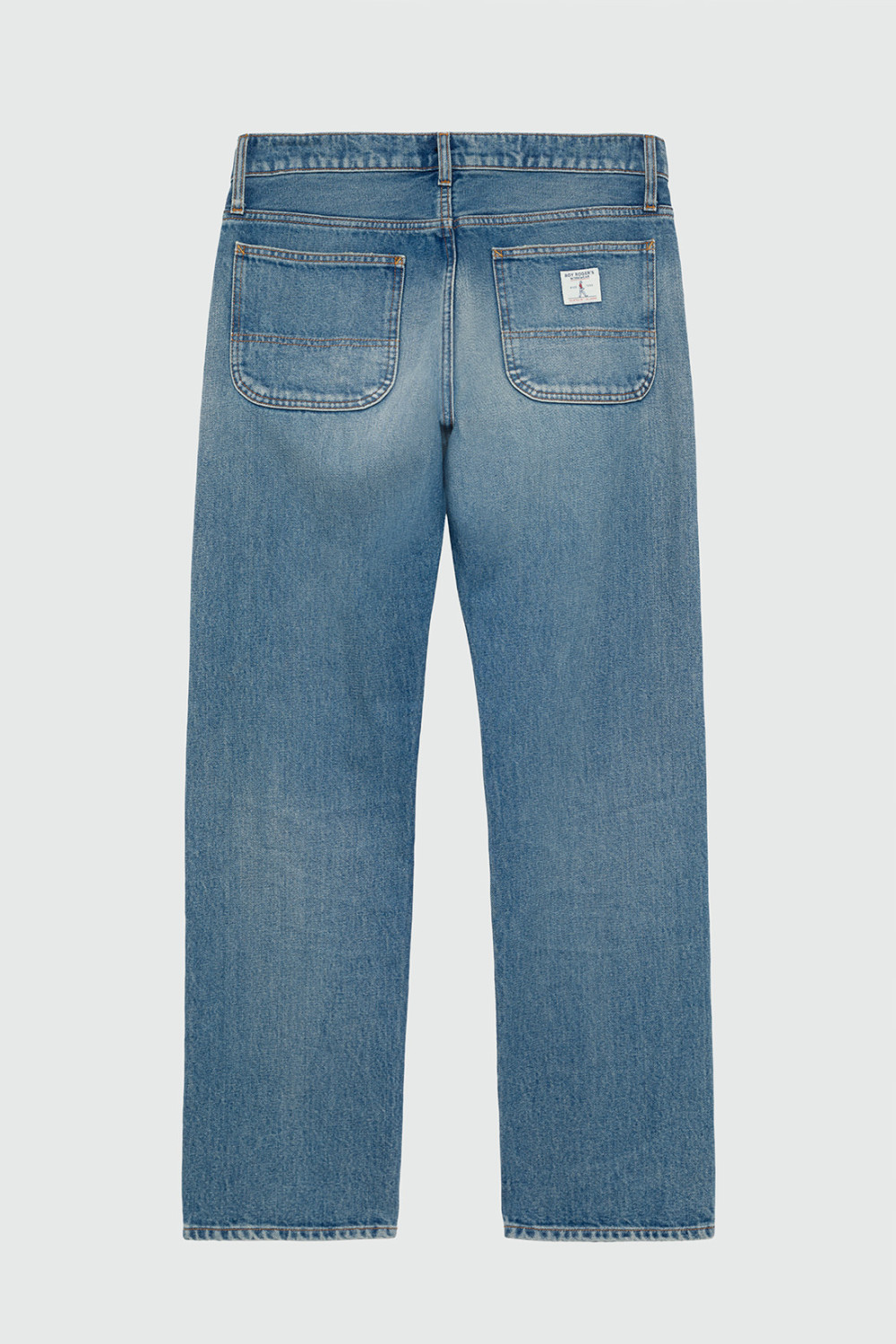 ROY ROGERS: WEEK WORK PANTS IN BRICK DENIM