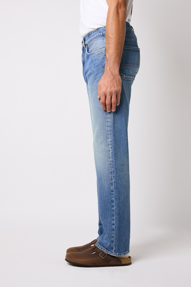 WEEK WORK PANTS IN BRICK DENIM
