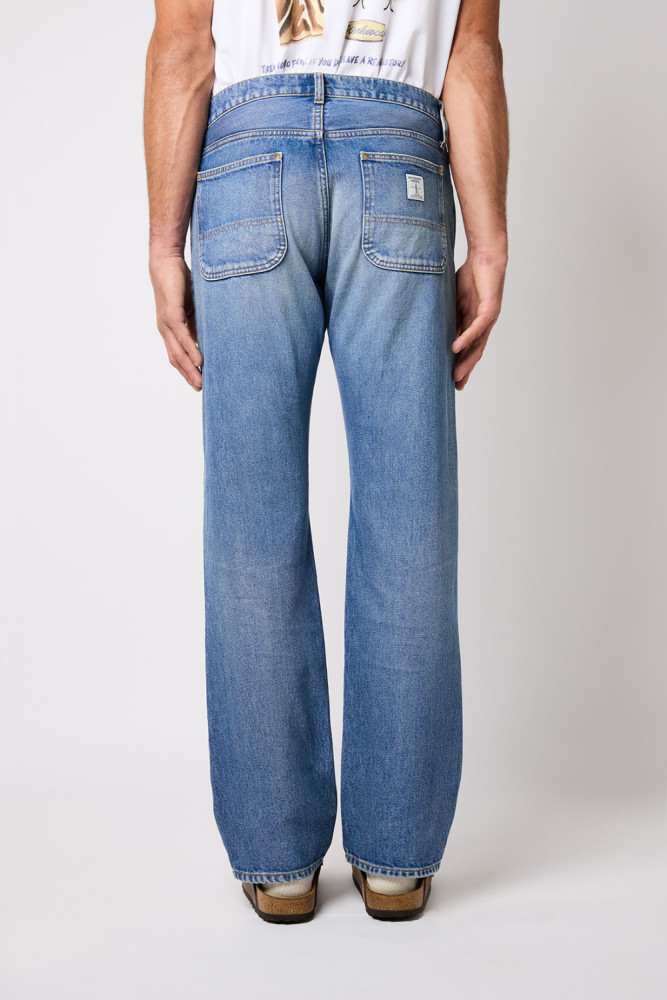WEEK WORK PANTS IN BRICK DENIM