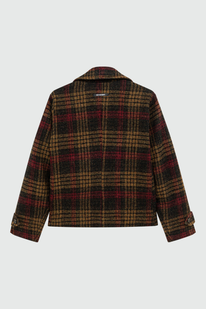 PEACOAT IN ALPACA A QUADRI