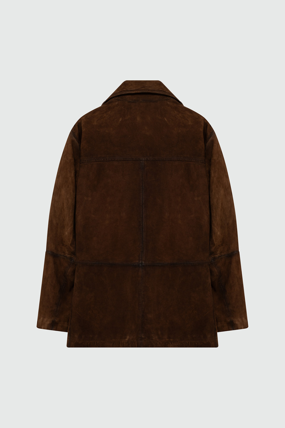 ROY ROGERS: VINTAGE-EFFECT SUEDE PEACOAT