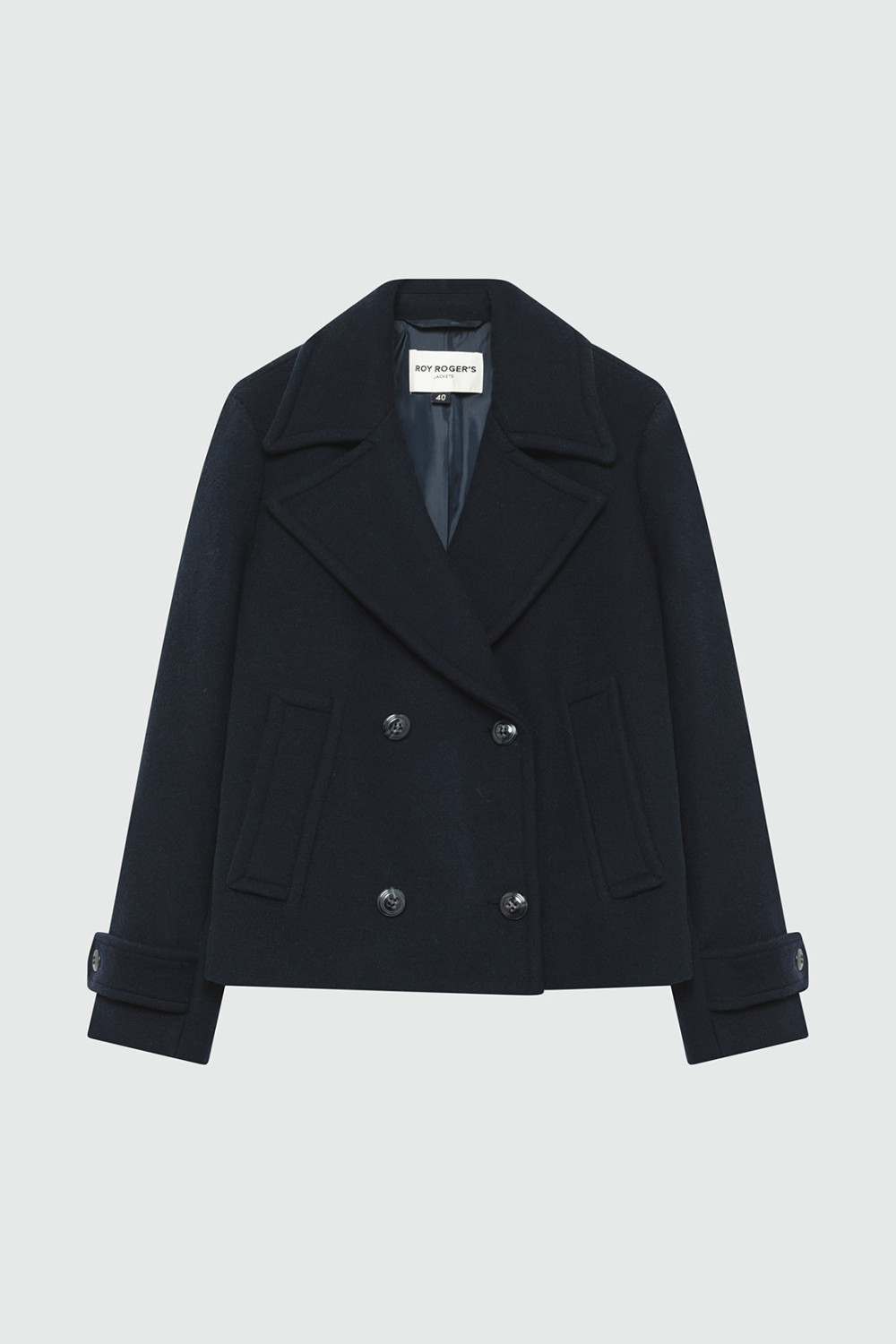 ROY ROGERS: PEACOAT MELTON IN LANA