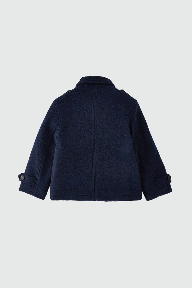 PEACOAT NAVETTA IN MISTO LANA