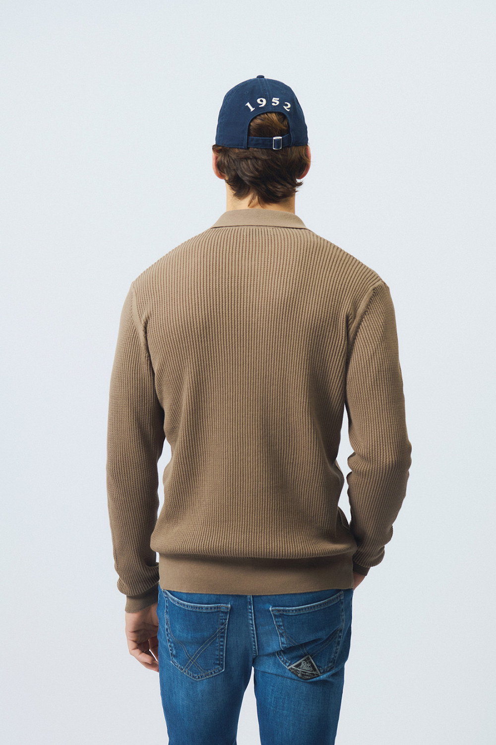 ROY ROGERS: RIBBED POLO SHIRT 