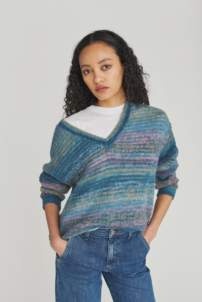 PULLOVER BOHO IN LANA ALPACA