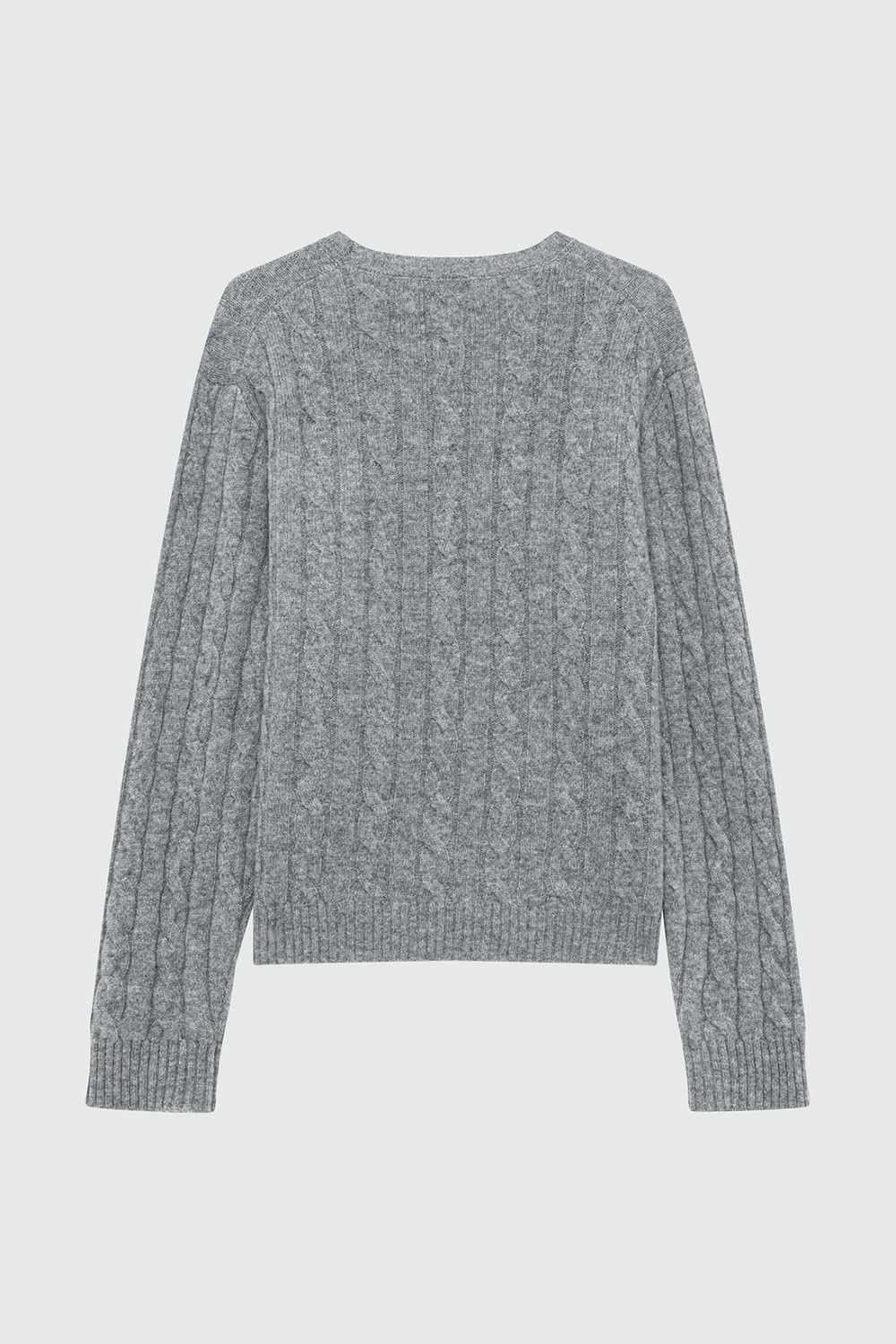 ROY ROGERS: PULLOVER CABLE IN LANA E CASHMERE