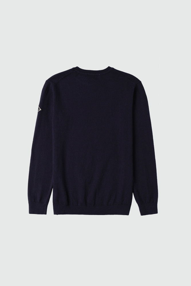 PULLOVER IN COTONE E CASHMERE