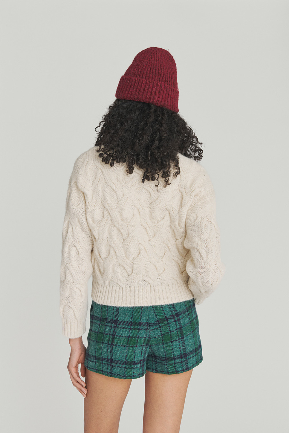 ROY ROGERS: PULLOVER MULTICABLE IN MISTO ALPACA
