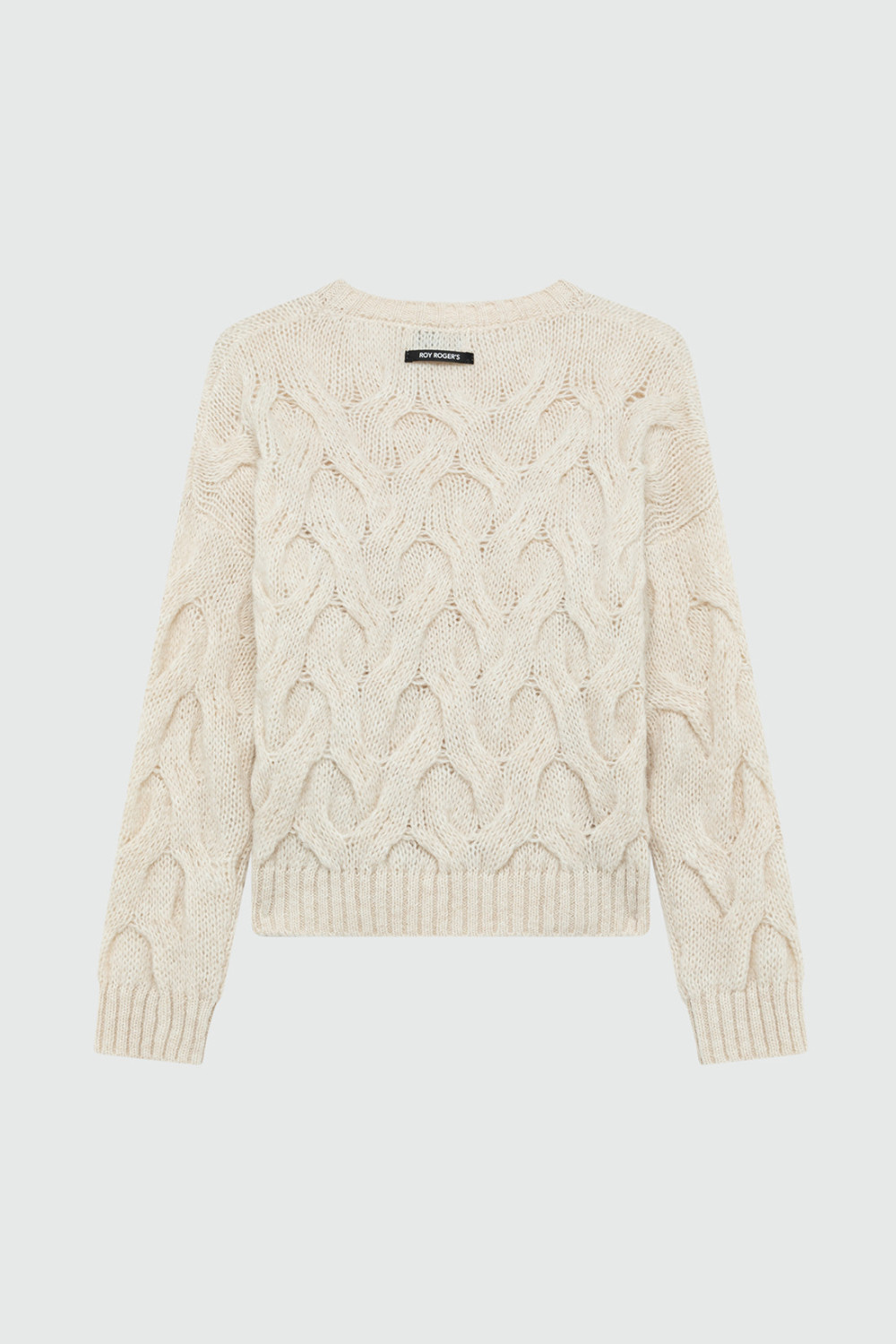 ROY ROGERS: PULLOVER MULTICABLE IN MISTO ALPACA