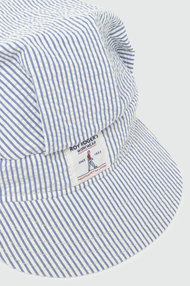 ROY ROGER'S WORKWEAR x ENGINEERED GARMENTS - CAPPELLO RAILROAD IN SEERSUCKER