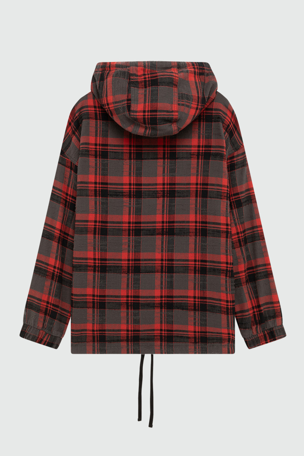 ROY ROGERS: ROY ROGER'S WORKWEAR x ENGINEERED GARMENTS - CHECK PRINT HOODED SWEATSHIRT