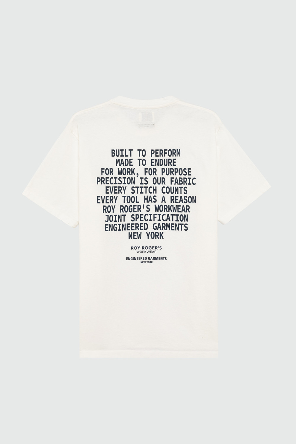 ROY ROGERS: ROY ROGER'S WORKWEAR x ENGINEERED GARMENTS - T-SHIRT IN JERSEY