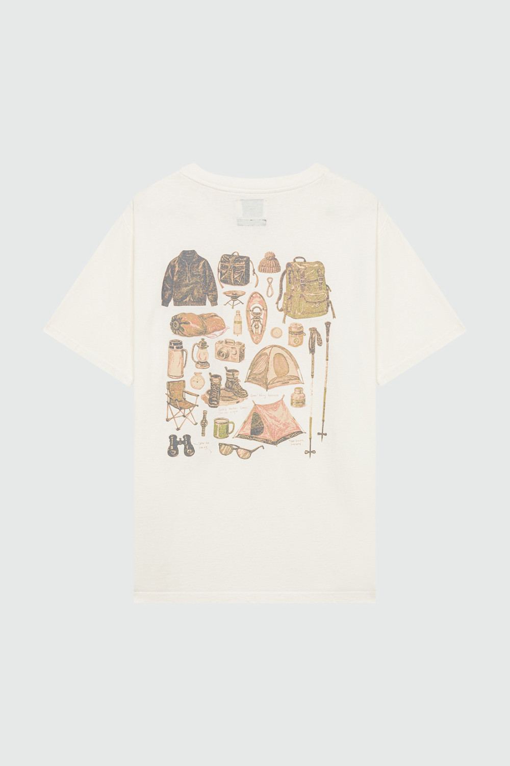 ROY ROGERS: ROY ROGER'S WORKWEAR x ENGINEERED GARMENTS -T-SHIRT IN JERSEY WITH TENT TOOL PRINT