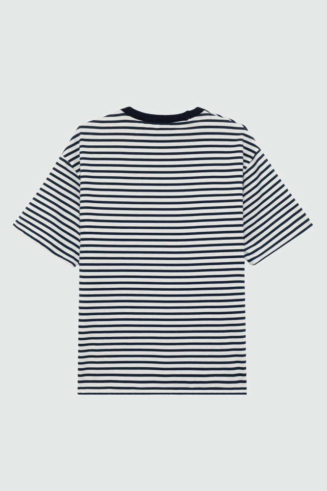 ROY ROGER'S WORKWEAR x ENGINEERED GARMENTS - T-SHIRT REVERSIBILE IN JERSEY