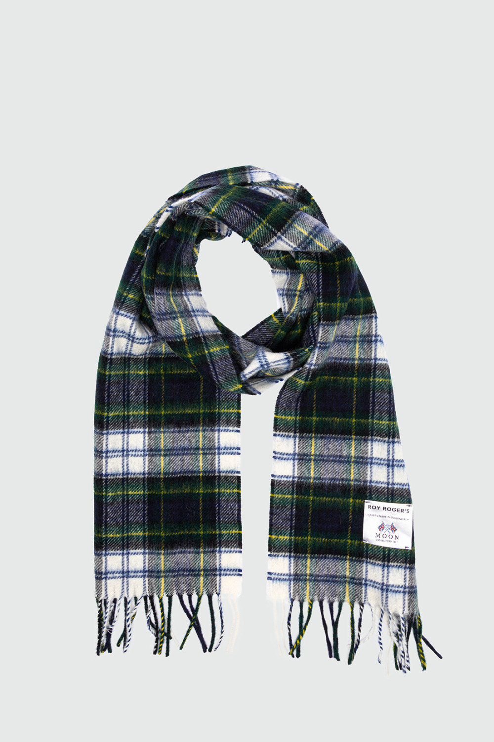 ROY ROGERS: TARTAN CHECK PRINT SCARF