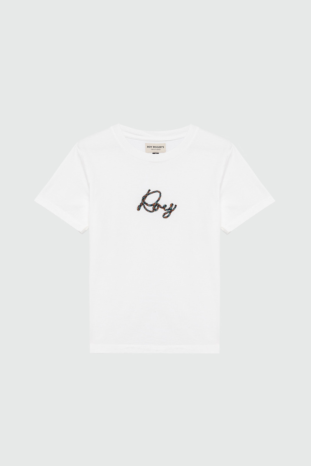 ROY ROGERS: T-SHIRT CON RICAMO ROY TRECKINGT-SHIRT CON RICAMO ROY TRECKING