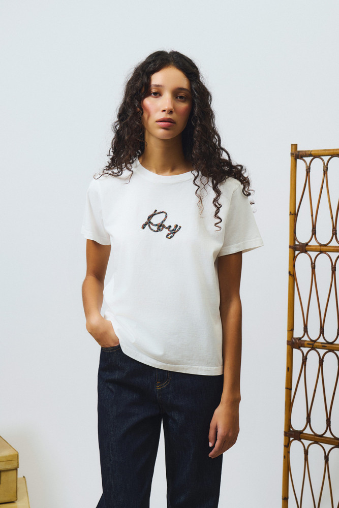 T-SHIRT CON RICAMO ROY TRECKINGT-SHIRT CON RICAMO ROY TRECKING