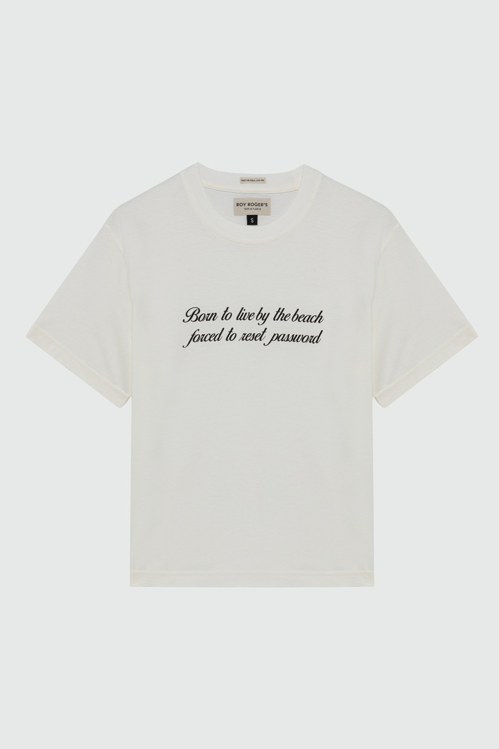 ROY ROGERS: T-SHIRT CON STAMPA BORN TO LIVET-SHIRT CON STAMPA BORN TO LIVE