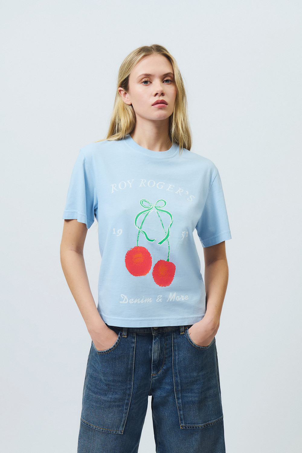ROY ROGERS: T-SHIRT CON STAMPA CHERRYT-SHIRT CON STAMPA CHERRY