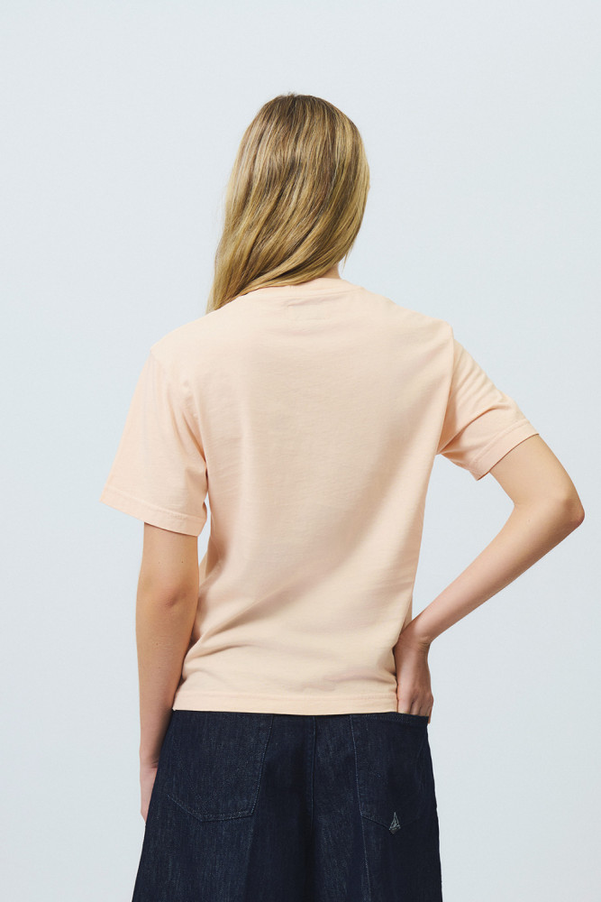 T-SHIRT WITH SEA CROCHET PRINT