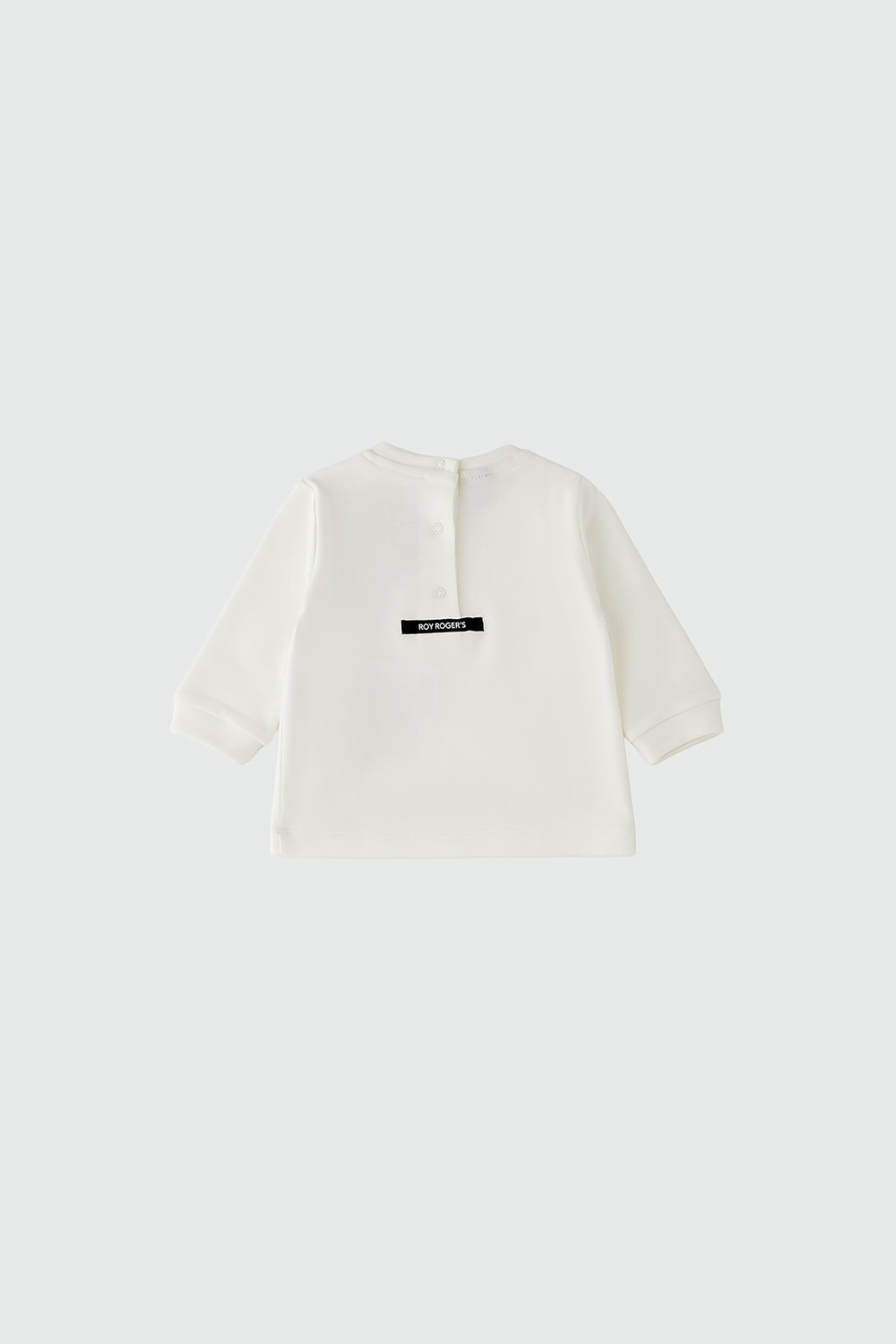 ROY ROGERS: CREW-NECK T-SHIRT WITH EMBROIDERY