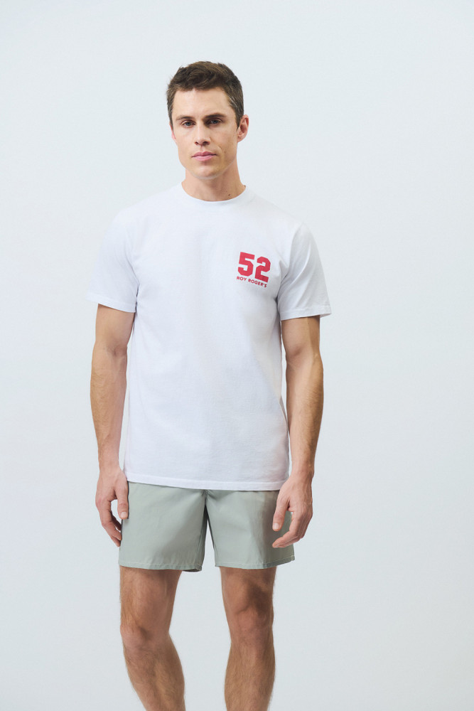 T-SHIRT IN JERSEY CON STAMPA 52