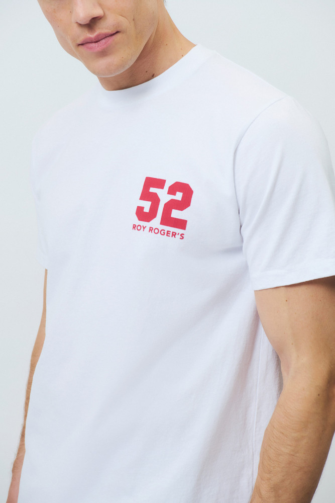 T-SHIRT IN JERSEY CON STAMPA 52