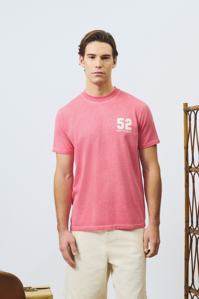 T-SHIRT IN JERSEY CON STAMPA 53