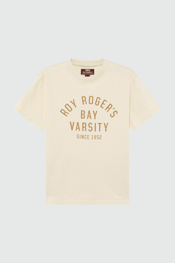 T-SHIRT IN JERSEY CON STAMPA BAY VARSITY