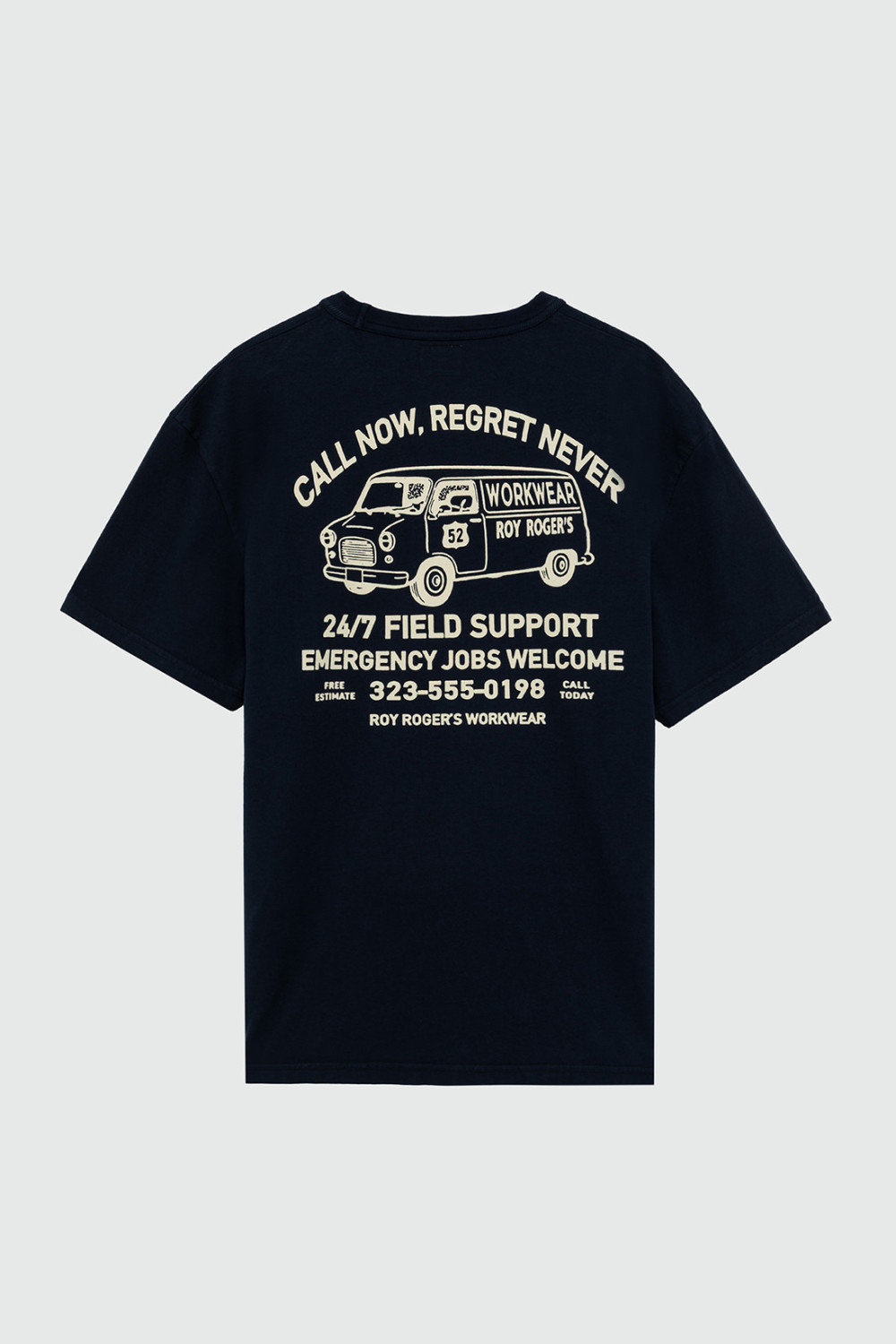 ROY ROGERS: T-SHIRT IN JERSEY CON STAMPA CALL NOW
