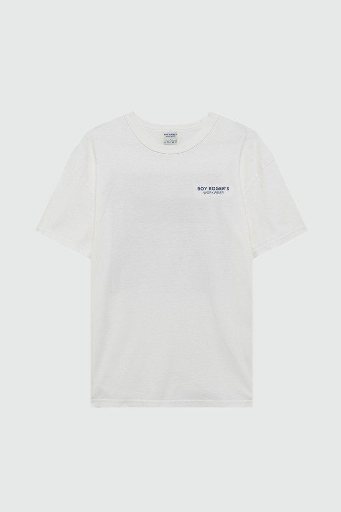 T-SHIRT IN JERSEY WITH WORK JACKET PRINT